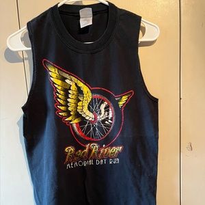 Vintage Red River New Mexico Memorial Day Motorcycle Run Muscle Shirt